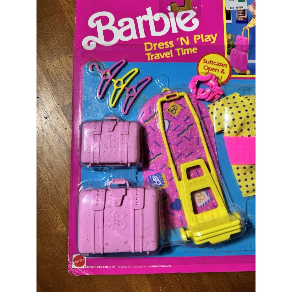 MOC Mattel Vintage Barbie Dress 'n Play Trawl Time Fashions 7453 1989‎ - Picture 6 of 6